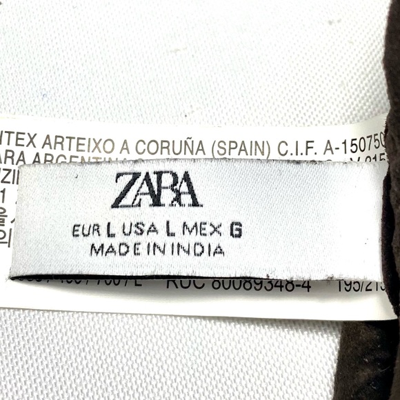 Zara Suede Gloves In Brown Unusex - Picture 10 of 12